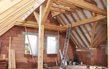 Drivers End attic trusses